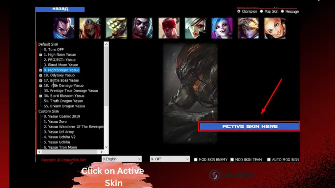 Mod skin lol